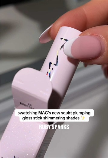 You see that shimmer, right? Six new shades of MAC Squirt Plumping Gloss Stick. Six ways to shine. @stephharwoodx Shop now – online or at your nearest MAC Store. #MACSquirt