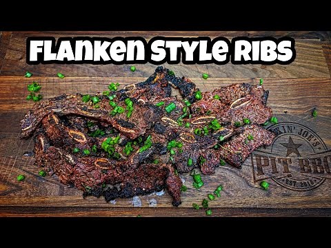 Beef Short Ribs Recipe - Grilled Flanken Style Beef Ribs
