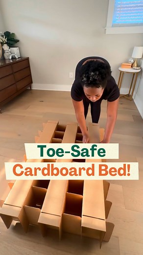 If you’re tired of destroying your pinky toe on a chunky metal frame, SAME. That’s why we created this sustainable bed frame made from 99% recycled cardboard. Engineered to hold up to 7040 lbs, assembled with zero tools, and designed without those evil toe-destroying corners. Bonus: It’s space-efficient, eco-friendly, and way prettier than you’d ever expect from cardboard! | Yona