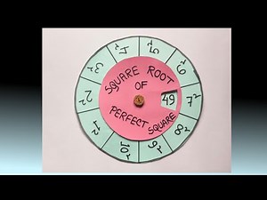 Maths Working Model Easy/Squares Maths Model/Maths Squares Working Model/Maths TLM/