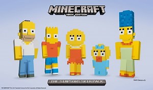 Simpsons Skins Coming to Minecraft