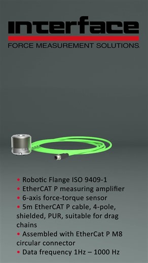6A55RI 6-Axis Robot Flange Force-Torque Sensor / #shorts