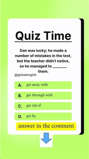 English grammar quiz(Upper-intermediate level) || answer in the comment #englishquiz #shorts