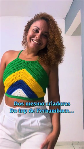 Crochê Inspirado na Cultura Brasil Core