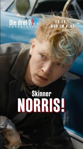 Erlebe Filip Schnack als Skinny Norris im neuen #DreiFragezeichenfilm - Ab 23.1.26 NUR im Kino!
