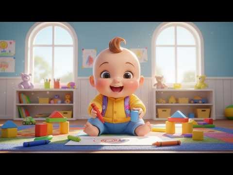 🎵 Baby’s First School Day Adventure | kids nursery rhymes | Baby Song, School Learning Fun 🏫🎒