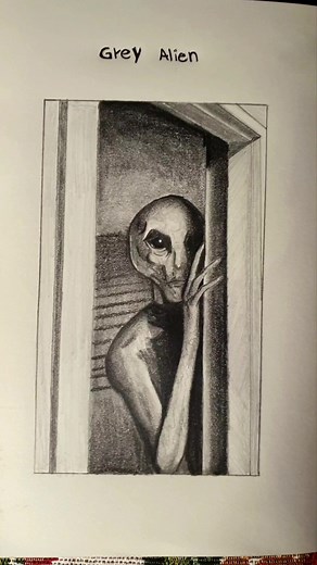 Dibujando seres alienígenas y abducciones: Arte oscuro