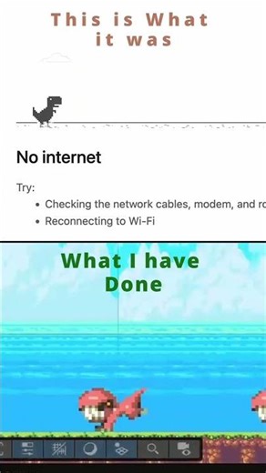 Making Dino Game on my own way ‪@indienitianbegins‬ #gamedev #unity2d #indiegamedev