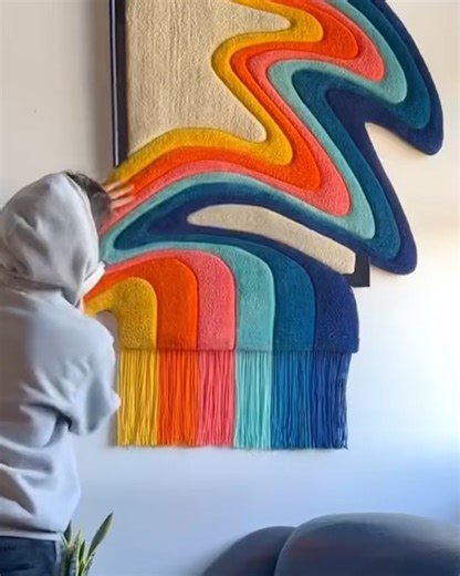 66K views · 447 reactions | No tufting projects cooler than ours! | MetDaan DIY | Facebook