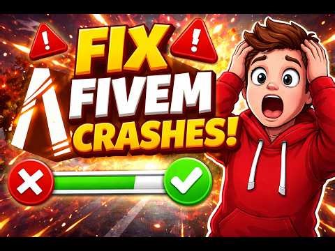 HOW TO FIX FIVEM CRASHING 2026 EASY ( NEW + FREE VERSION )
