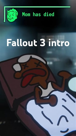 Fallout 3's intro is completely normal #fallout3 #fallout #gaminganimation #shorts #gaming