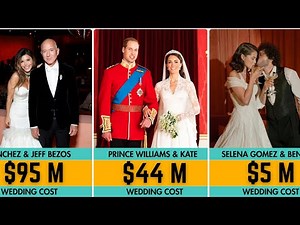 💍 100 Most Expensive Celebrity Weddings Ever!