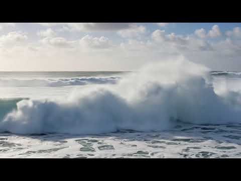 🌊 Ocean Waves at Sunset | Relaxing Nature Sounds 4K