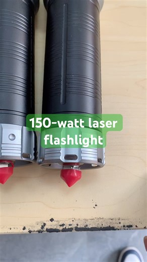150-watt laser flashlight