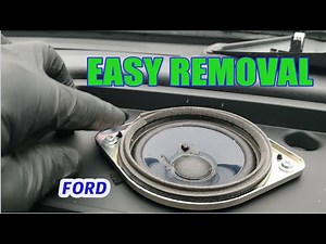 DASH SPEAKER AND STEREO TRIM REMOVAL. 2017 Ford F-350