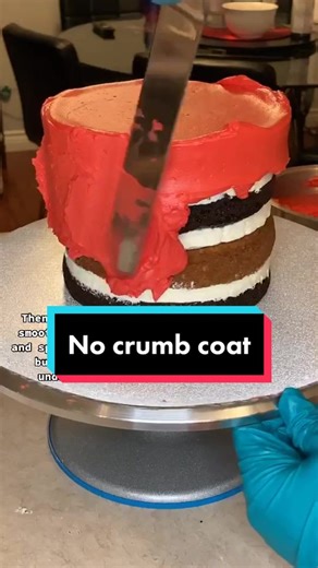 How to Ice a Cake Without a Crumb Coat | Lemon Cake Tutorial