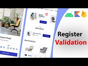 #6 Modern android ecommerce app | Register validation