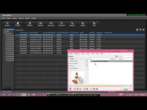How to Open RTSP Video From Sony Network Camera via VLC