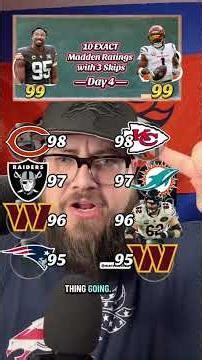 Trying to get 10 EXACT NFL Madden ratings with only 3 Skips: Day 4 #acshear #10ratings1skip #madden