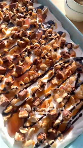 71K views · 181 reactions | I love how this Snickers Poke Cake uses a...