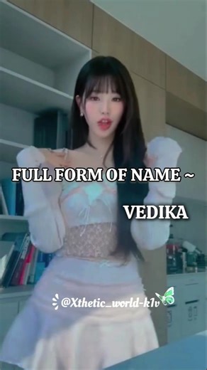 FULL FORM OF NAME ~ VEDIKA♡ #its_pihu #fullformofname #song #shorts#fypシ #aestheticfullformofname