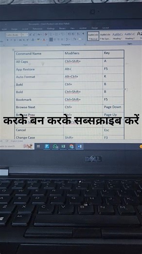 Word me ek click me sab Shortcut Keys 😲 Fast Computer Work#MSWord#ShortcutKeys#ComputerTipsHindi