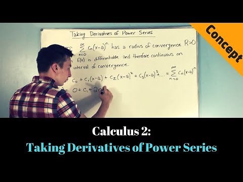 How to Differentiate Power Series || Calculus 2