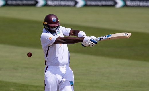 [Watch] Jason Holder hits a six to reach his 50 in WI vs SA 2nd Test