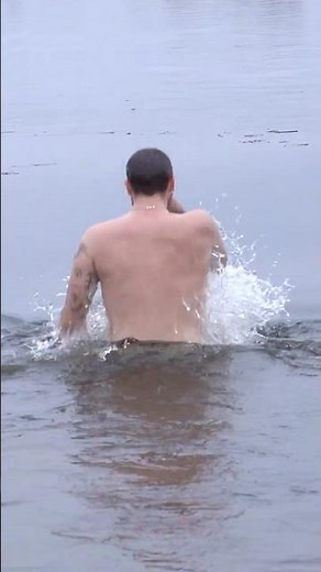 Beautiful Ice Queen ❄️ Epiphany Swim 2025 👑 Shocking Plunge