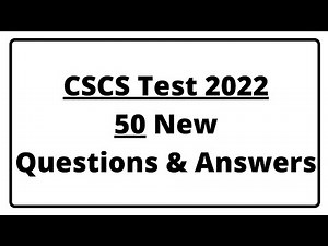CSCS Test 2022 - 50 new Q&A | CSCS Mock Test 2022 | CiTB Health & Safety Test 2022 | CSCS Card UK