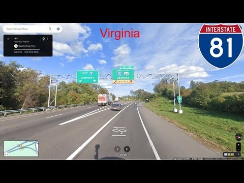 Interstate 81 - Virginia northbound