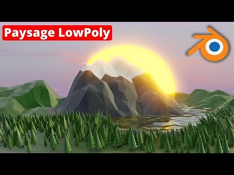 Comment faire un paysage LowPoly sur Blender ?