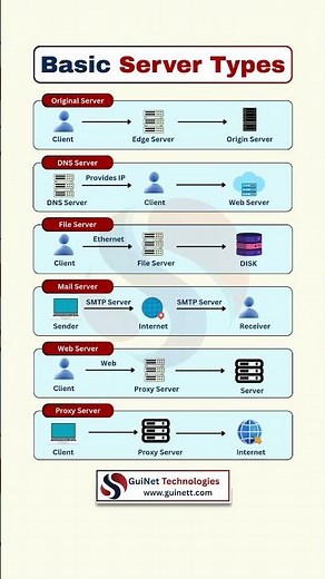 Basic Server Types Explained | DNS, Proxy, File, Mail Servers | CCNA Tutorial