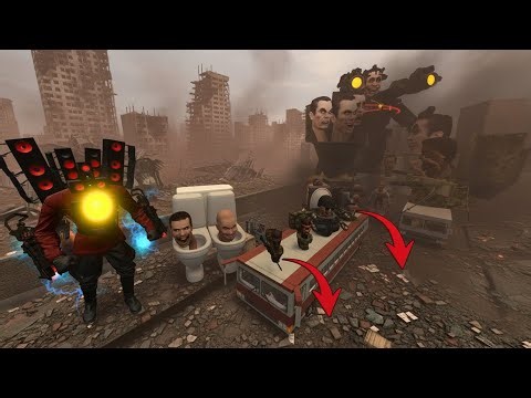 🔥 Earth Under Attack by Skibidi Toilets 💥 Epic Battle in Garry’s Mod 🔥
