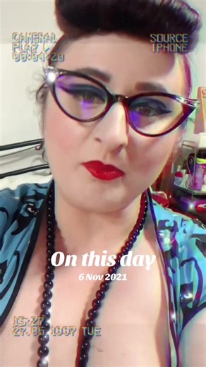 #onthisday - Throwback to this cute look 💙 #fullglam #pinup #retro #rockabilly