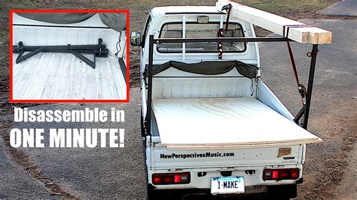 DIY Truck Lumber Rack - Stow and Go Version