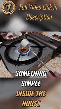 Indoor Emergency Cooking: Butane Stoves for Power Outages #shorts