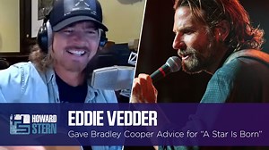 What advice did Eddie Vedder give Bradley Cooper for A Star is Born? “Make sure your guitar covers you balls at all times,” the Pearl Jam frontman revealed on Monday’s Stern Show. Catch his full interview with Howard on SiriusXM: siriusxm.us/EddieVedderHSS | The Howard Stern Show