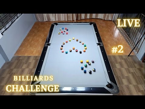 #2 | 2♥ Pool Challenge With 36 Balls | Live