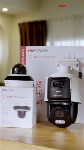 Elevate your security game with Hikvision's Mini PTZ cameras! Effortlessly pan, tilt, and zoom for real-time flexibility. With a stunning 4x optical zoom, no detail is too far! Curious to explore more features? Watch the video, Hikers! | Hikvision Philippines