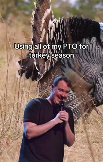 Going to use all my PTO for turkey season… apparently “gobbler hunting” still isn’t HR-approved 🦃 “To everything there is a season.” — Ecclesiastes 3:1 ✝️ #turkeyseason #springturkey #huntinglife #hunterproblems #huntingtok