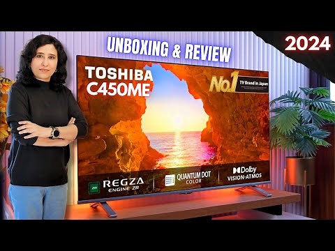 Toshiba C450ME | Best Budget 50" 4k QLED TV 2024? | Unboxing & Review