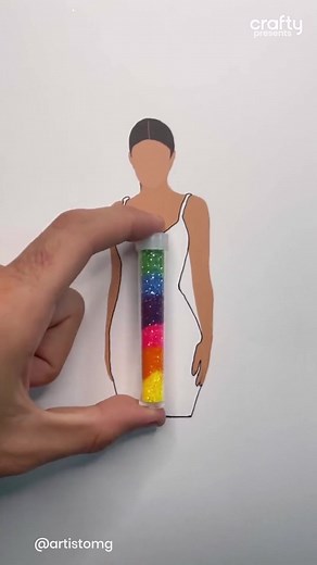 35M views · 586K reactions | Gorgeous Glitter Blow Art  Credit: TT @artistomg #CraftyReels #Art #Wow | Crafty | Facebook