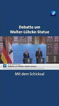 CDU verärgert über Walter-Lübcke-Statue #tagesschau #nachrichten #lübcke #walterlübcke #cdu