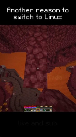 This is why you should switch to Linux #minecraft #windows #linux