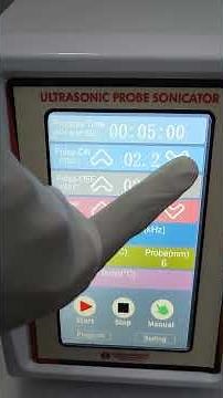 Dinesh Scientific Ultrasonic Probe Sonicator Installation and Demonstration Video
