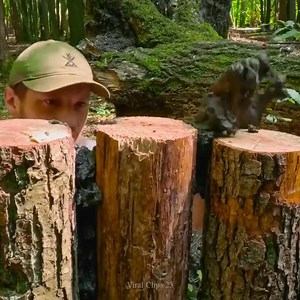 A comfortable log hut for survival beneath an overturned root bushcraft digout catch and cook | Camping Life