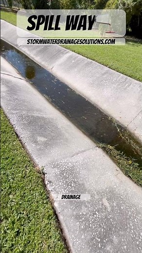 Concrete Drainage Channel - Spillway - Water Management