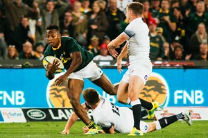 🛬 2018 Incoming Tour: 1st Test 🧮 Final score: 🇿🇦 Springboks 42-39 England Rugby 🏴󠁧󠁢󠁥󠁮󠁧󠁿 ⏳ Half-time: 🇿🇦 Springboks 29-27 England Rugby 🏴󠁧󠁢󠁥󠁮󠁧󠁿 👥 Attendance: 55 610 🙋‍♂️ Referee: Ben O'Keeffe 🇳🇿 | Mr. Rugby