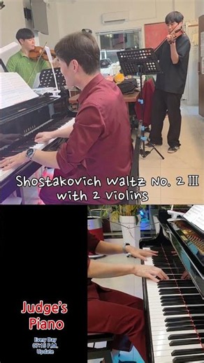 Shostakovich Waltz No. 2 III with 2 Violins (쇼스타코비치 왈츠 2번 2대의 바이올린과 함께 2번 3)